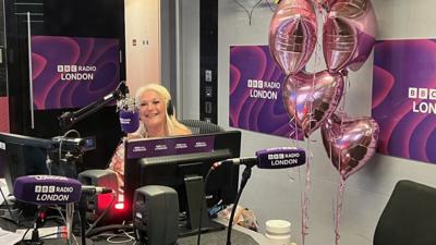 Vanessa Feltz present her last show at BBc Radio London