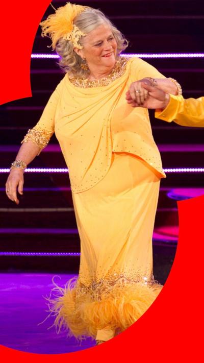Image of Ann Widdecombe on Strictly Come Dancing 