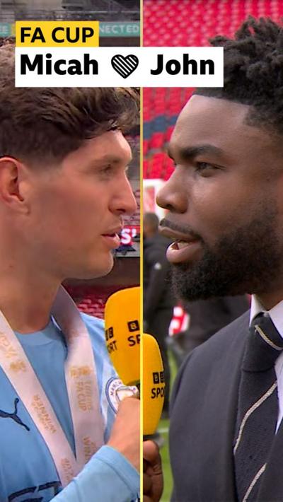 John Stones and Micah Richards