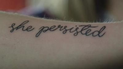 "she persisted" tattoo