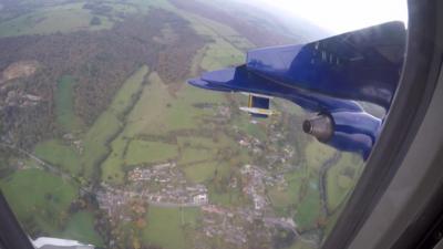 View from the FAAM plane