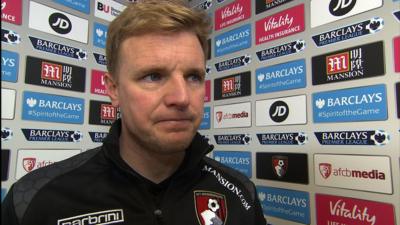 AFC Bournemouth boss Eddie Howe