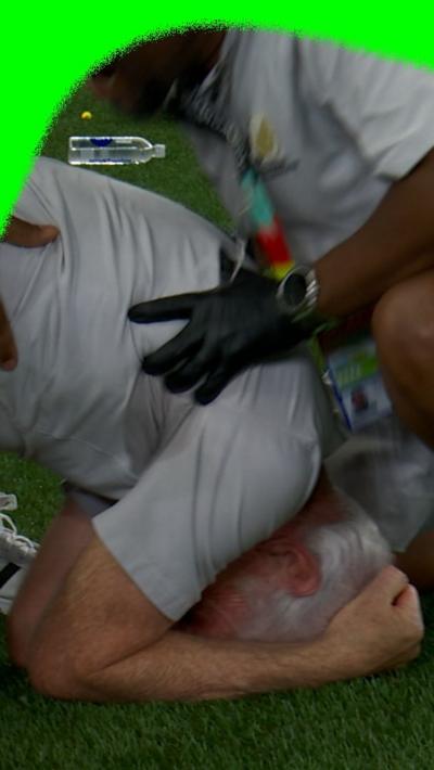 South Africa manager Hugo Broos celebrating the win  