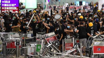 Protests at Hong Kong airport