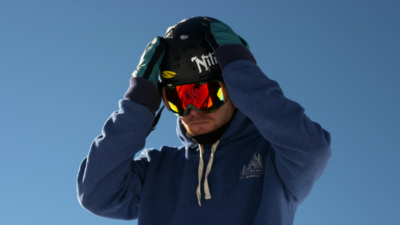 Adaptive snowboarder Owen Pick