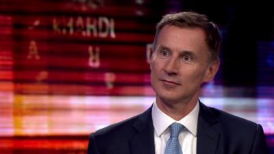 Jeremy Hunt, former UK foreign secretary