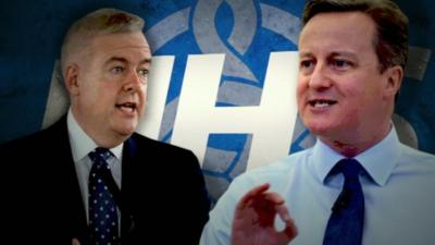 Carwyn Jones and David Cameron