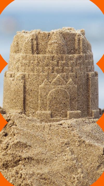 A sandcastle