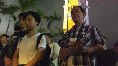 Tiananmen Square vigil in Hong Kong