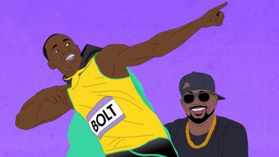 Usain Bolt and Sean Paul