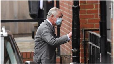 Prince Charles arrives at hospital