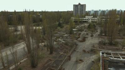 Pripyat near Chernobyl