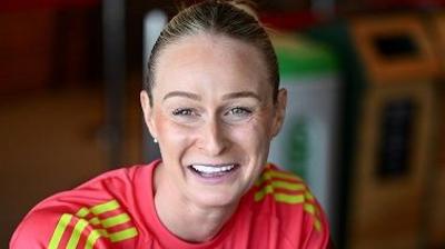 Rhiannon Roberts smiles for the camera