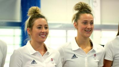 Jade Jones and Lauren Williams