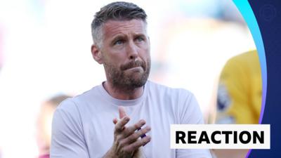Rob Edwards applauds Wolves fans after a tough season