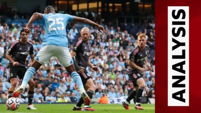 Nathan Ake's controversial goal for Manchester City against Fulham
