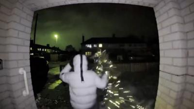 A tree was stolen from a front garden in Loughborough