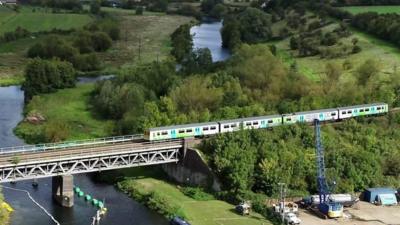 Hydrogen-powered train