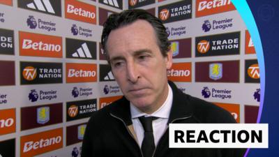 Aston Villa boss Unai Emery