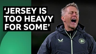 Republic of Ireland manager Heimer Hallgrimsson