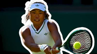 Mimi Xu strikes the ball