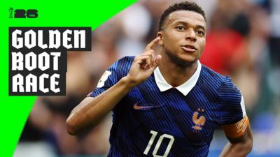 France's Kylian Mbappe celebrates scoring a goal