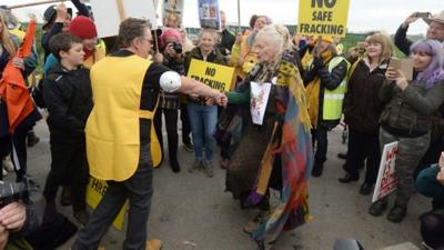 Vivienne Westwood dancing