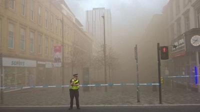 Fire in Glasgow city centre