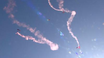 Parachutists marking 75th anniversary of Battle of Arnhem,