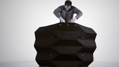 The origami inspired bullet-proof shield