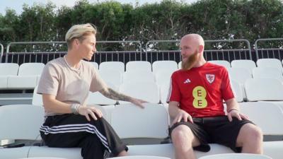 Jess Fishlock with Jonny Williams