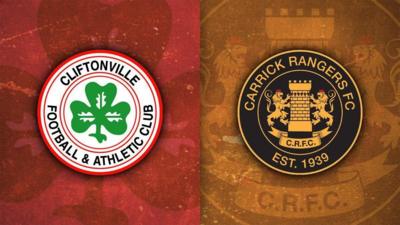 Cliftonville and Carrick badges