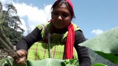 Bimla Devi says she has to sleep in the cow shed when she has her periods.