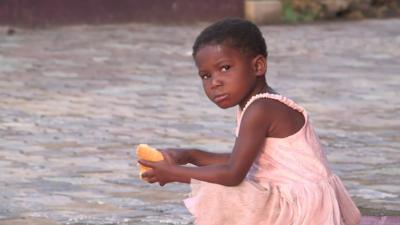 Child in street