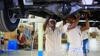 Car manufacturing plant in Nigeria