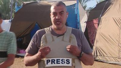 The BBC's Rushdi Abualouf in Gaza