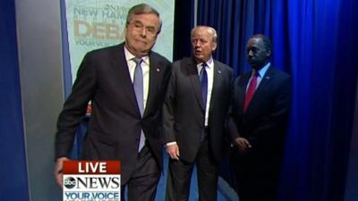 Jeb Bush leaves Donald Trump and Ben Carson in the wings