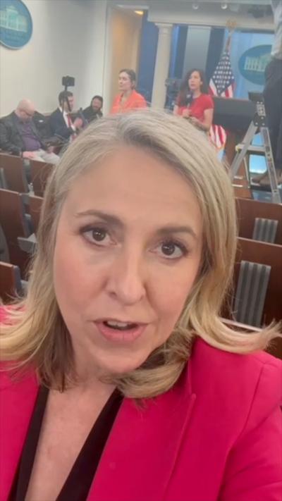 Sarah Smith in White House briefing room