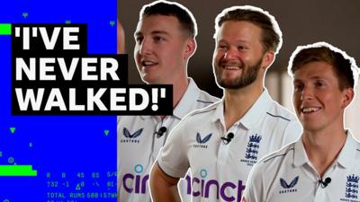 Zak Crawley, Ben Duckett and Harry Brook