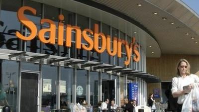 Exterior of Sainsbury's store