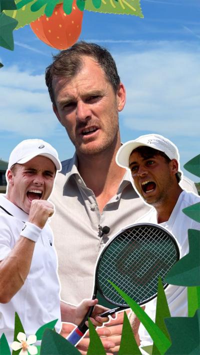 Arthur Fery, Jamie Murray & Flavio Cobolli