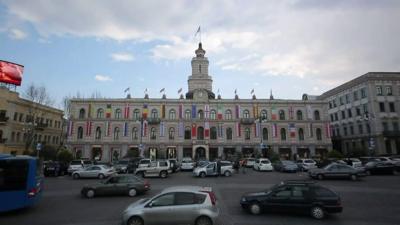 Square in the Georgian capital, Tbilisi