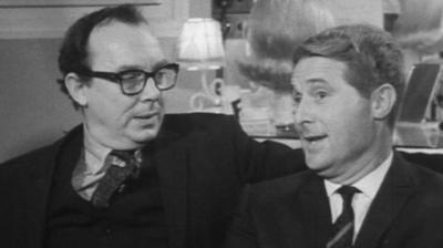 Comedy duo Eric Morecambe and Ernie Wise.