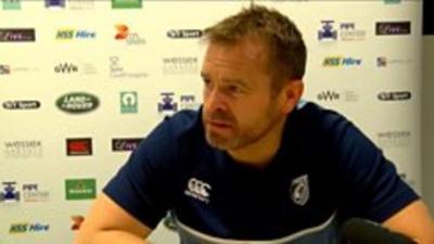 Cardiff Blues coach Danny Wilson