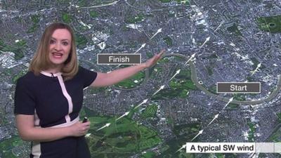 BBC Weather Presenter Jennifer Bartram