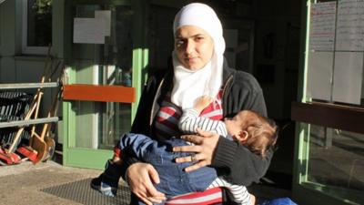 Ayla and her son Rami