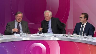 Ken Clarke was among David Dimbleby's guests on Question Time