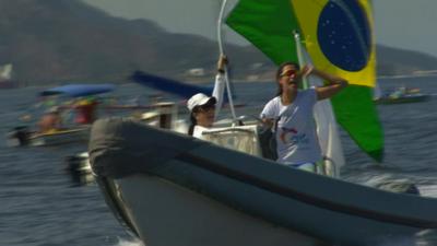 Rio bay protest