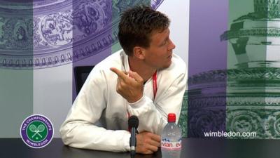 Wimbledon 2015: Tomas Berdych loses, no one tells journalist