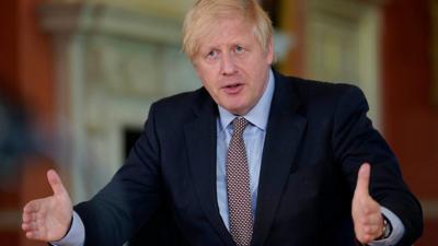 UK Prime Minister Boris Johnson